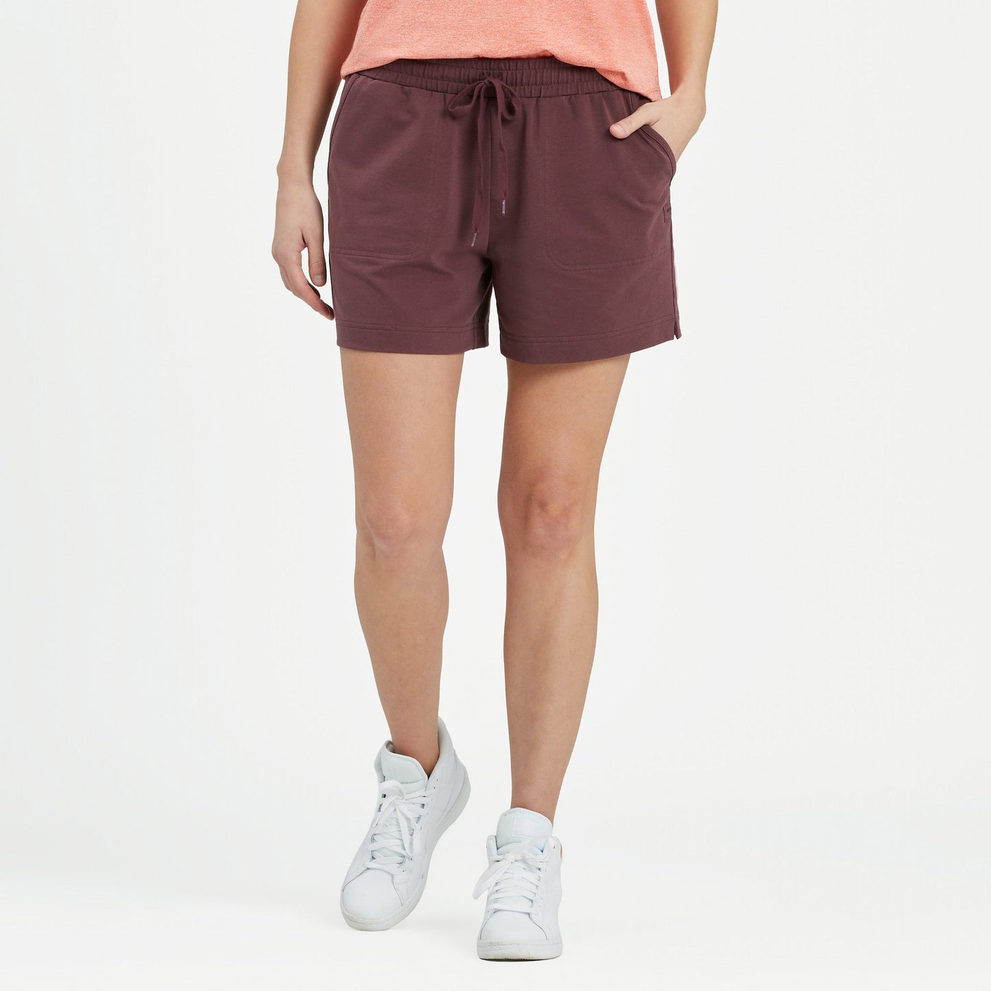 Women's Solid Crusher-FLEX Shorts