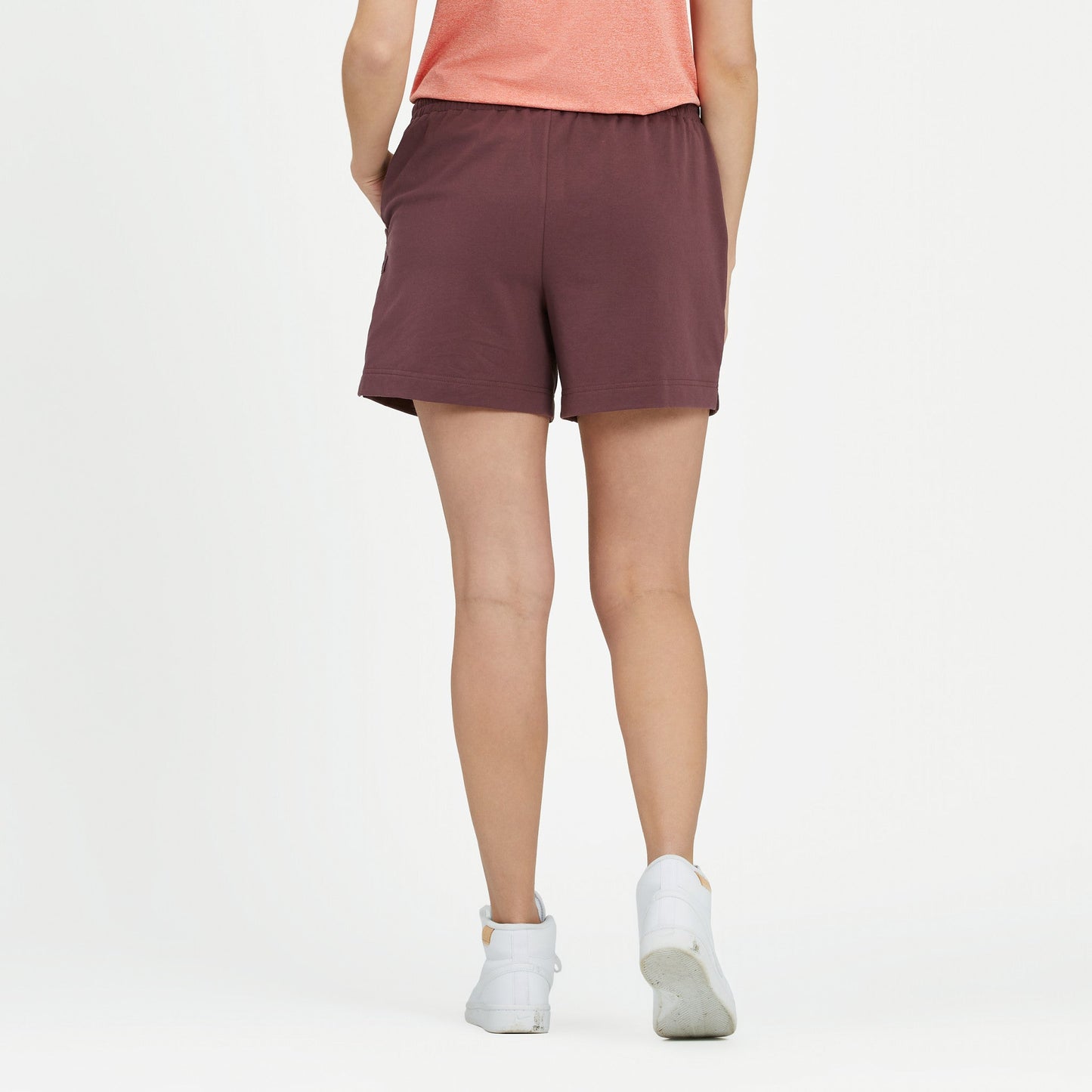 Women's Solid Crusher-FLEX Shorts