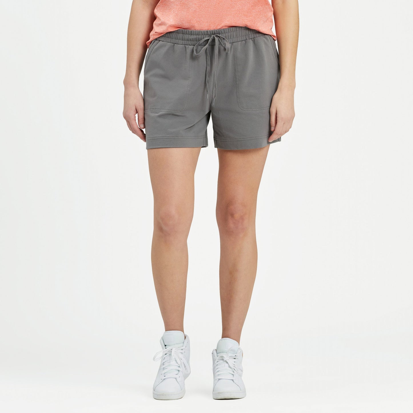 Women's Solid Crusher-FLEX Shorts