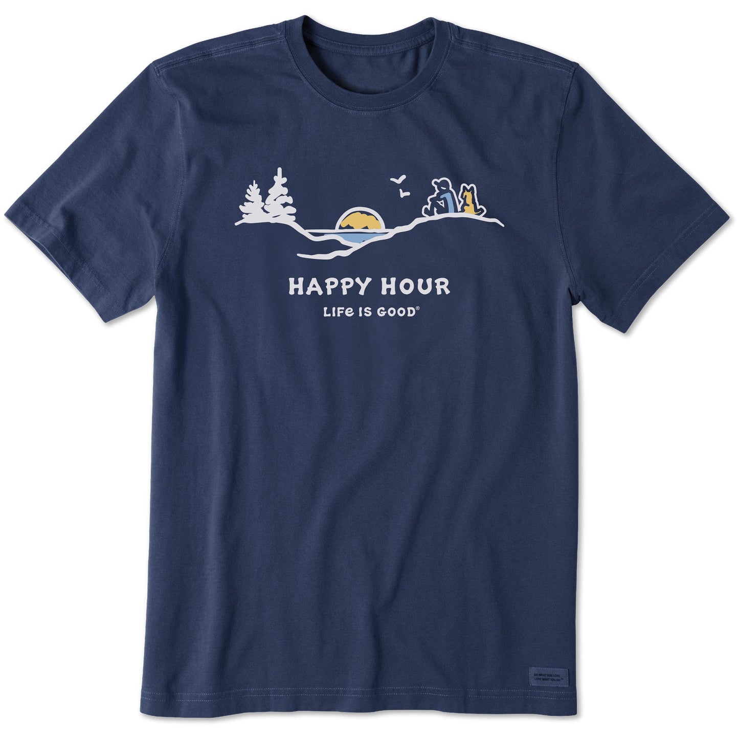 Men's Happy Hour Pine Sunset Short Sleeve Tee