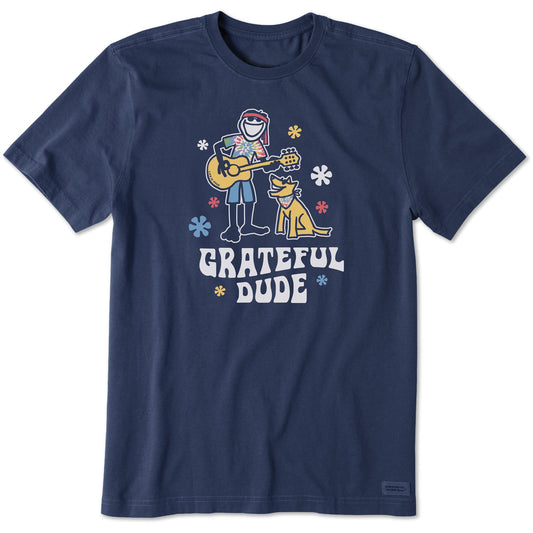 Men's Jake and Rocket Grateful Dude Short Sleeve Tee