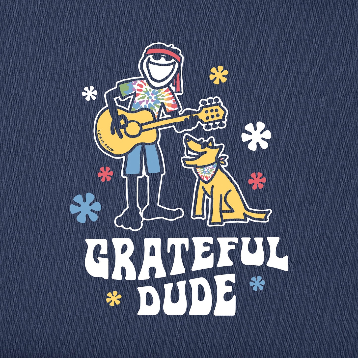 Men's Jake and Rocket Grateful Dude Short Sleeve Tee
