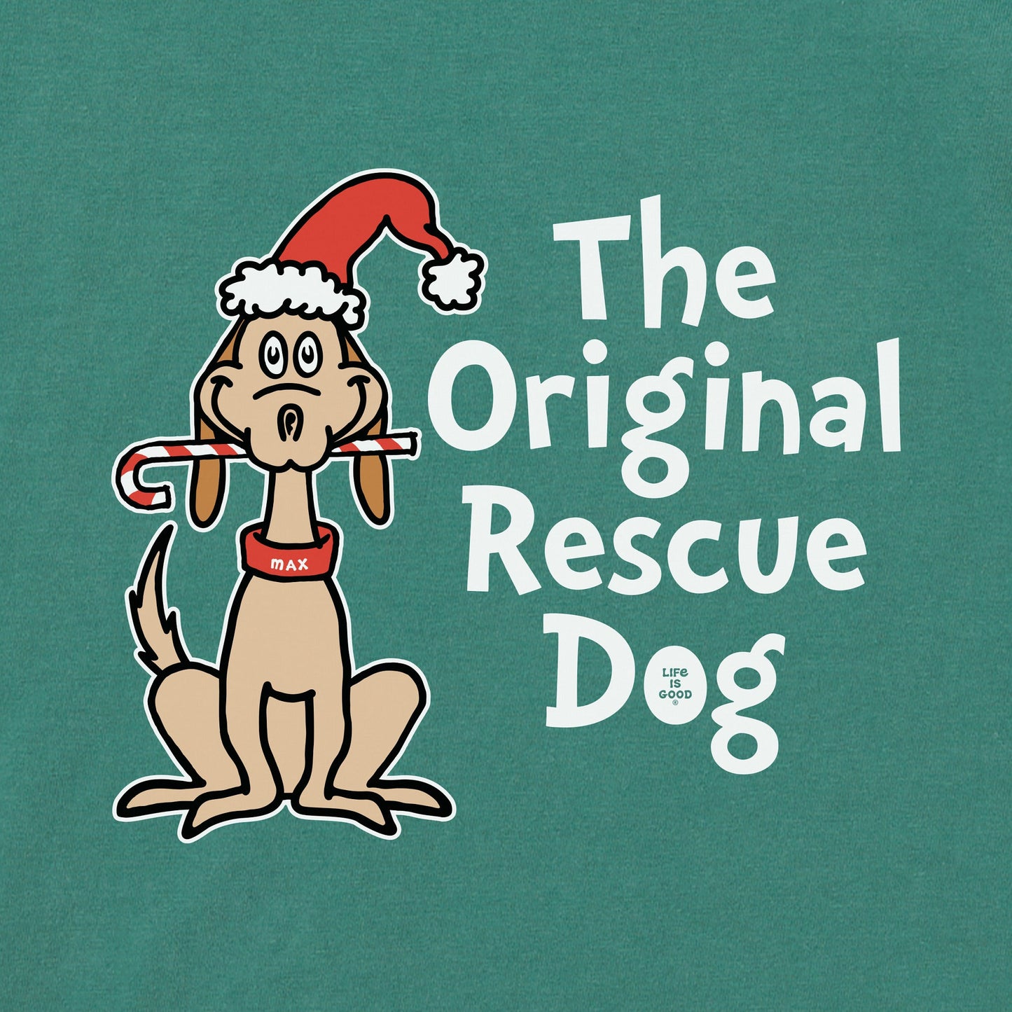 Men's Max The Rescue Dog Short Sleeve Crusher Tee