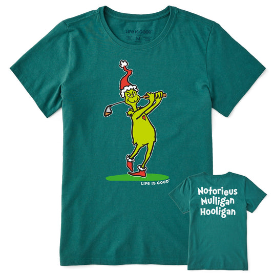 Women's Grinch Mulligan Hooligan Short Sleeve Crusher Tee