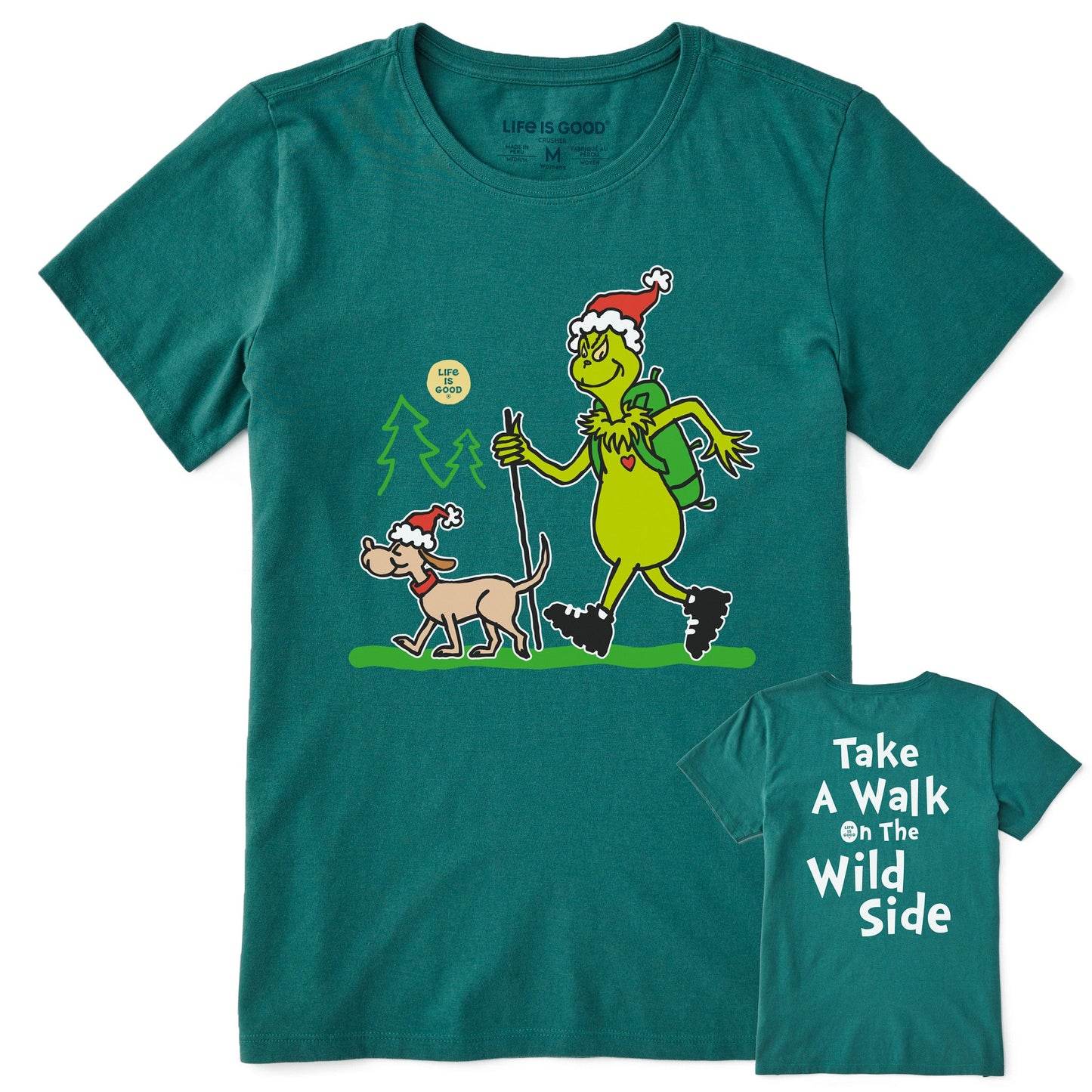Women's Grinch and Max Wild Side Short Sleeve Crusher Tee