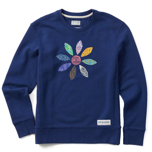 Women's Global Flower Simply True Fleece Crew