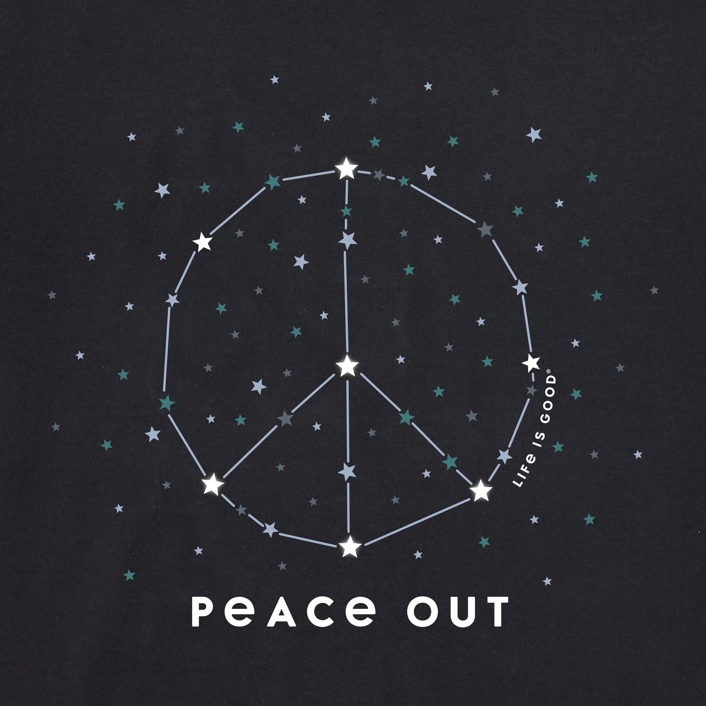 Women's Celestial Peace Out Short Sleeve Tee