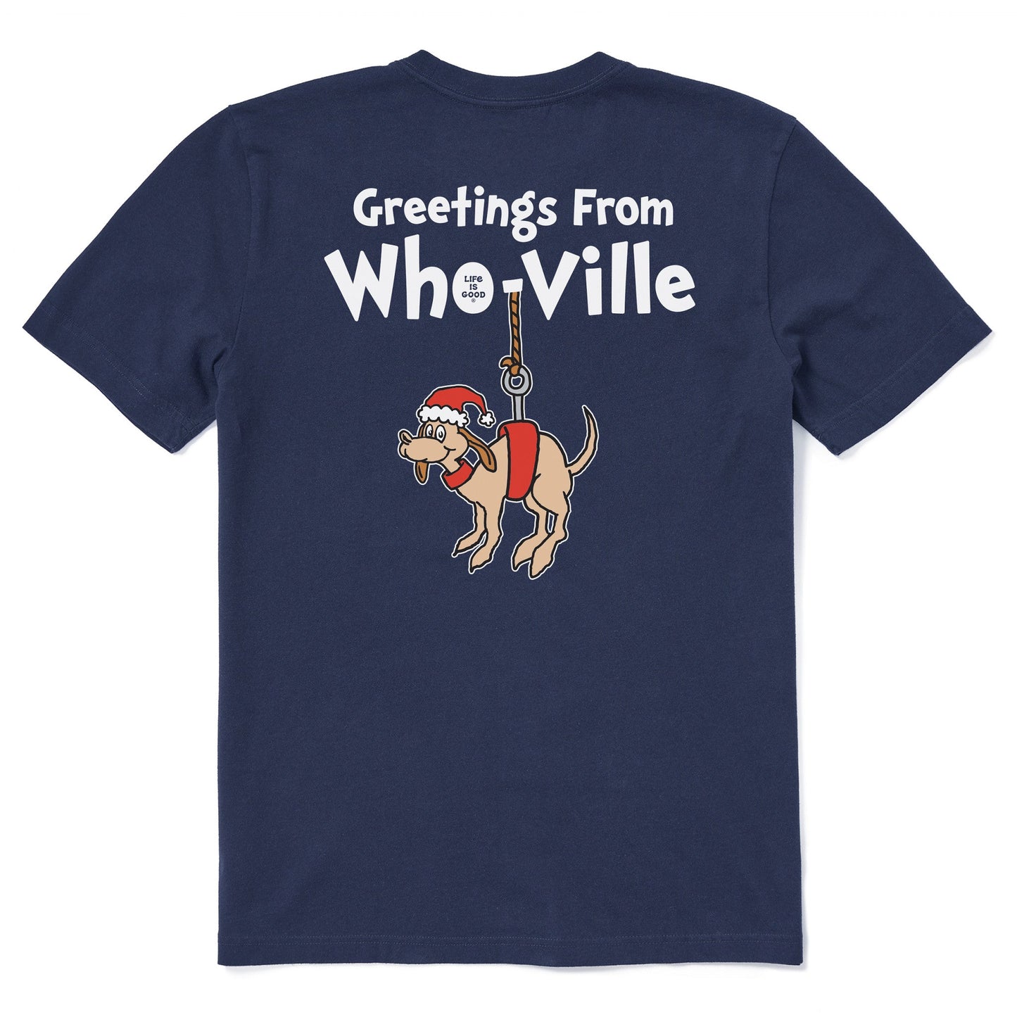 Men's Greetings From Who-Ville Short Sleeve Crusher Tee