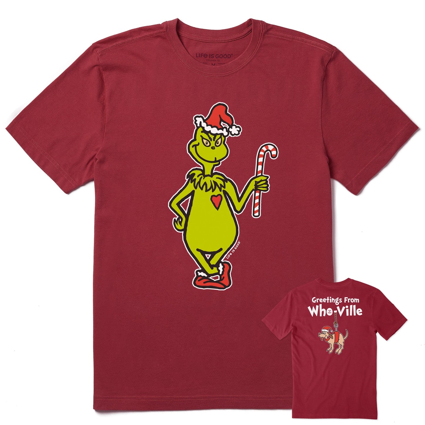 Men's Greetings From Who-Ville Short Sleeve Crusher Tee