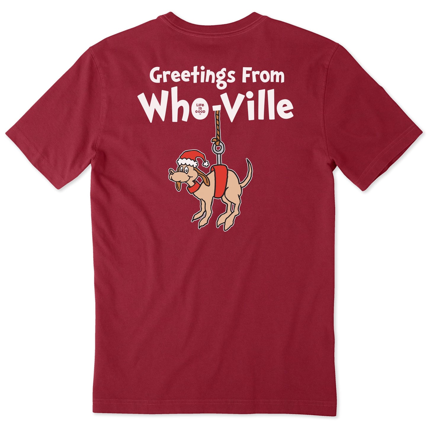 Men's Greetings From Who-Ville Short Sleeve Crusher Tee