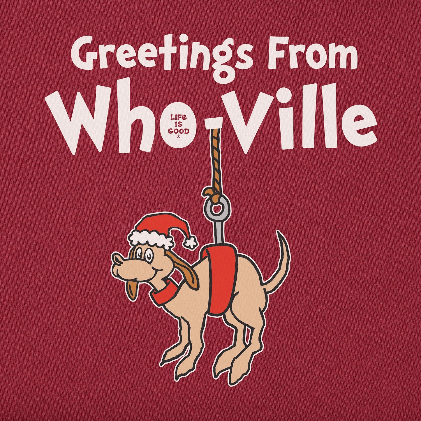 Men's Greetings From Who-Ville Short Sleeve Crusher Tee