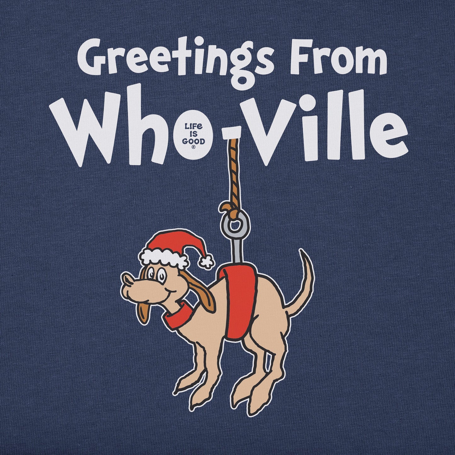 Men's Greetings From Who-Ville Long Sleeve Crusher Tee