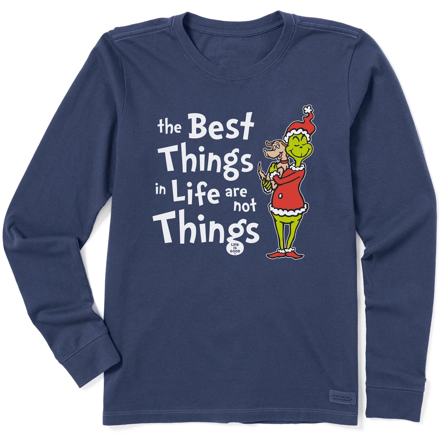 Women's Grinch and Max The Best Things Long Sleeve Crusher Tee