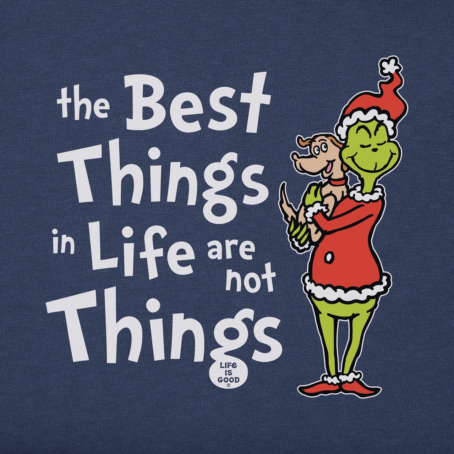 Women's Grinch and Max The Best Things Long Sleeve Crusher Tee