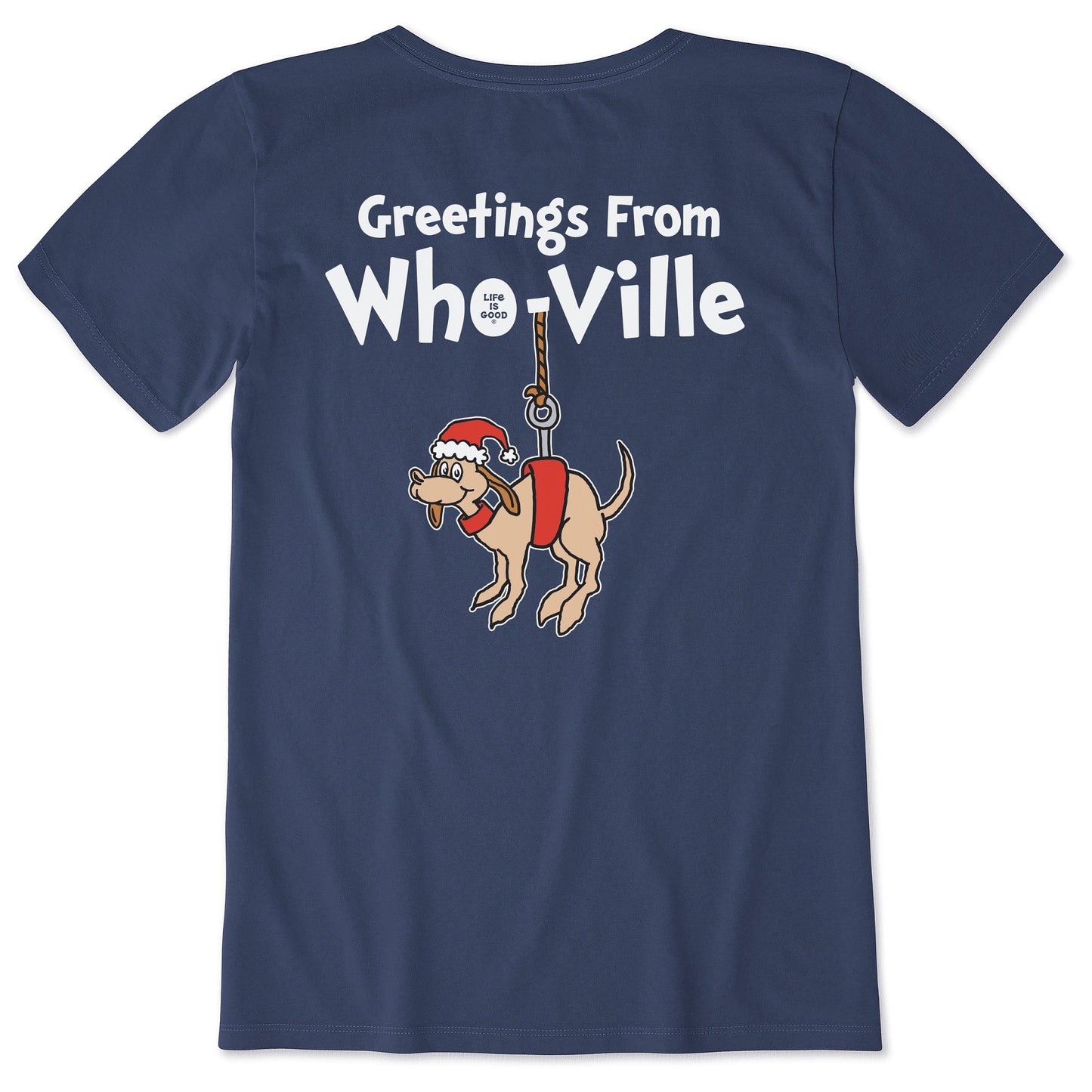 Women's Greetings From Who-Ville Short Sleeve Crusher Tee