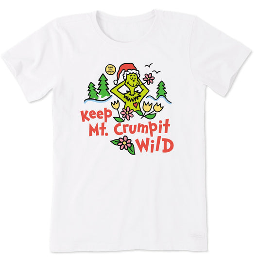 Women's Grinch Keep Mt Crumpit Wild Short Sleeve Crusher Tee