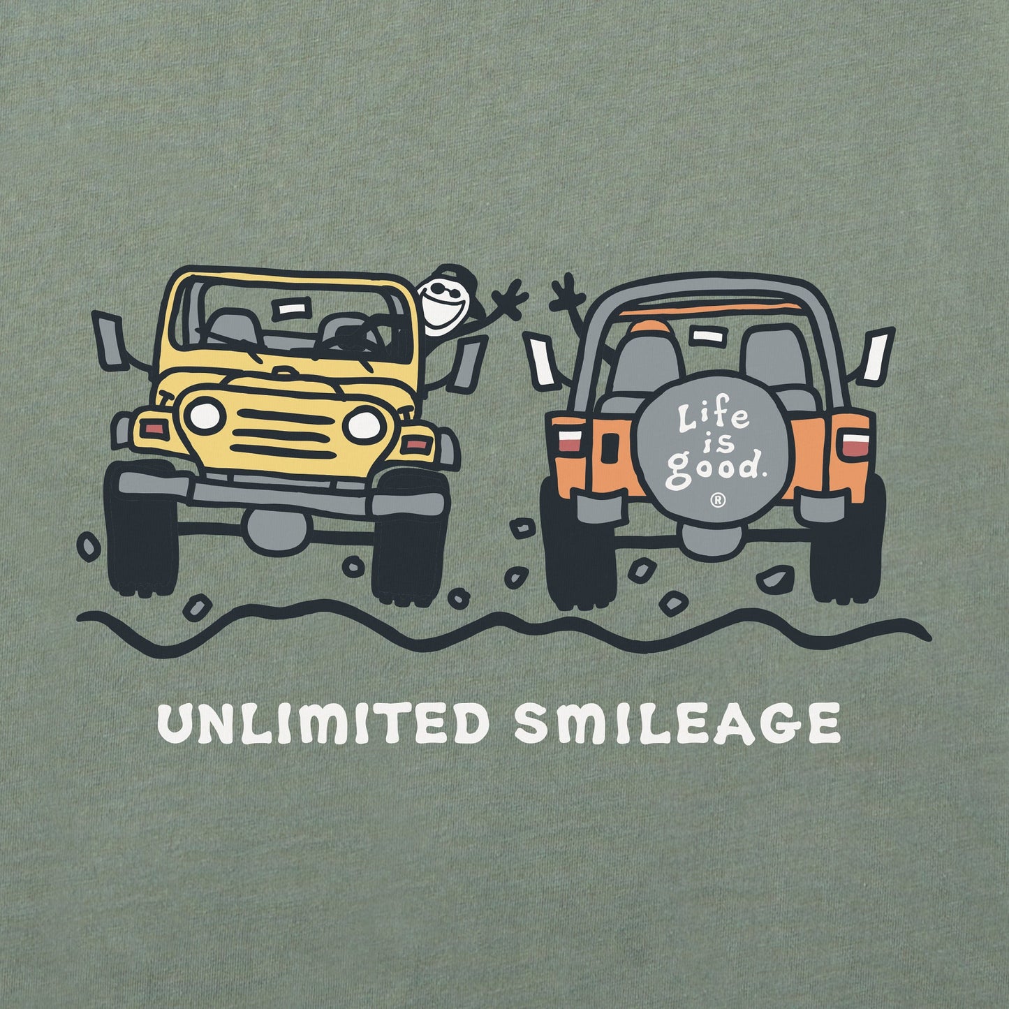 Men's Jake Unlimited Smileage Short Sleeve Crusher Tee