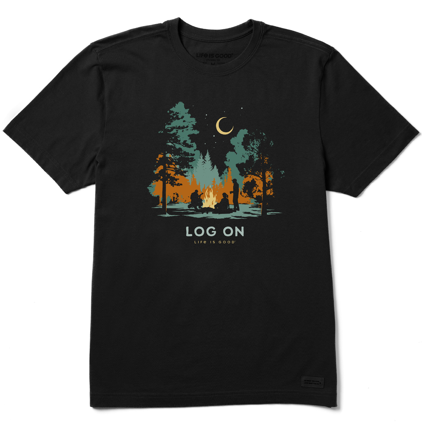Men's Log On Campfire Short Sleeve Crusher Tee