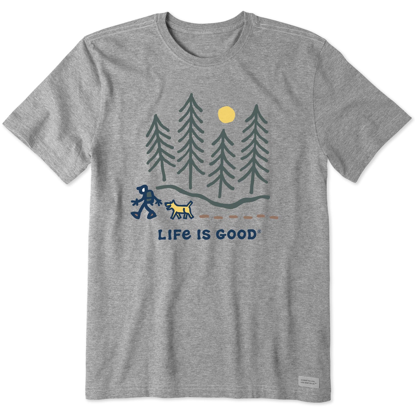 Men's Hiking through the Woods Short Sleeve Tee