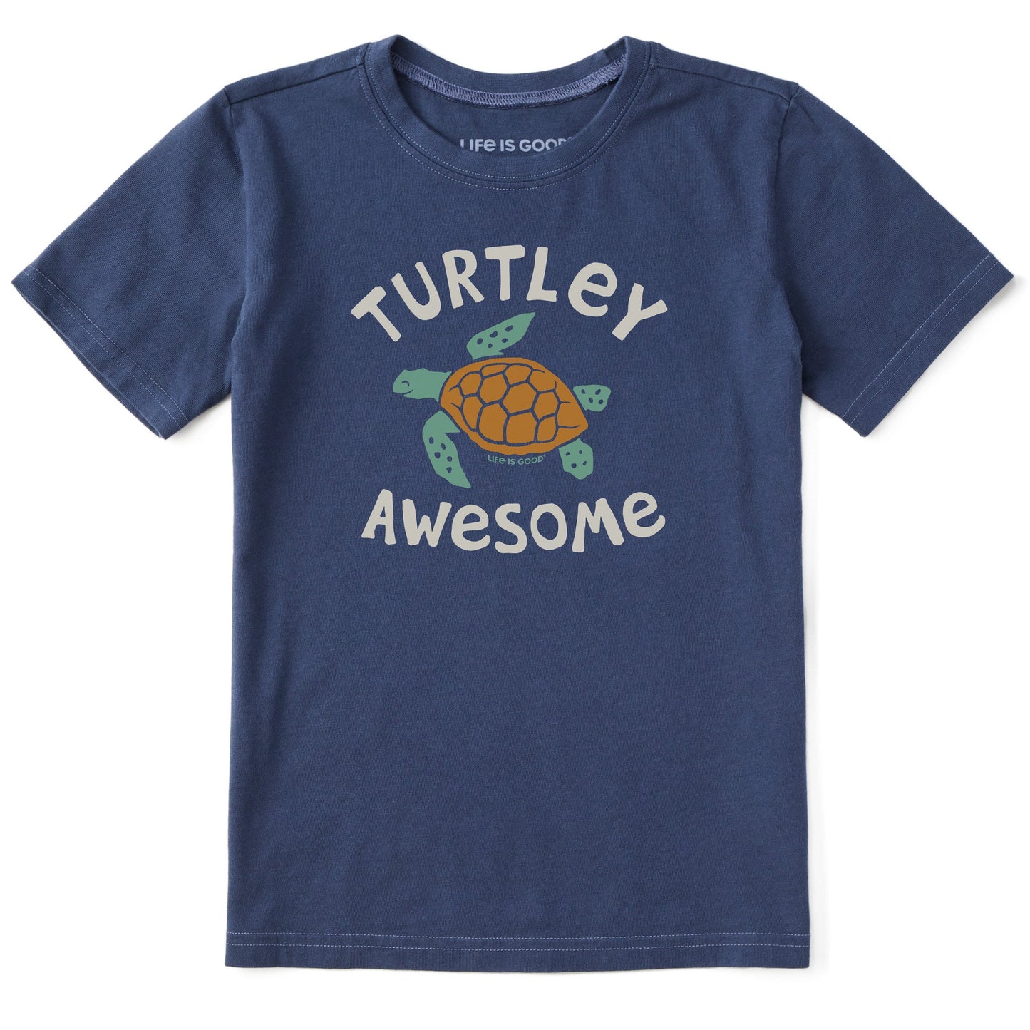 Kids Turtley Awesome Short Sleeve Crusher Tee