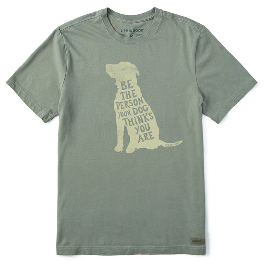 Men's Be the Person Dog Short Sleeve Tee