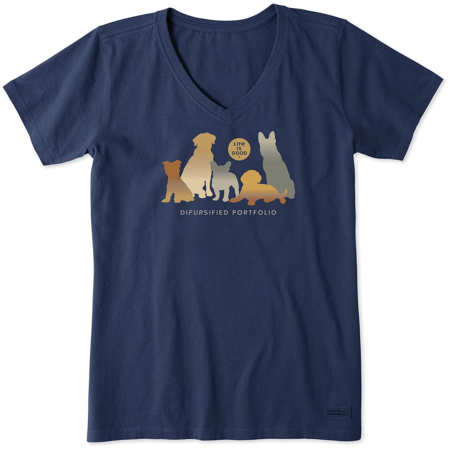 Women's Difursified Portfolio Short Sleeve Vee