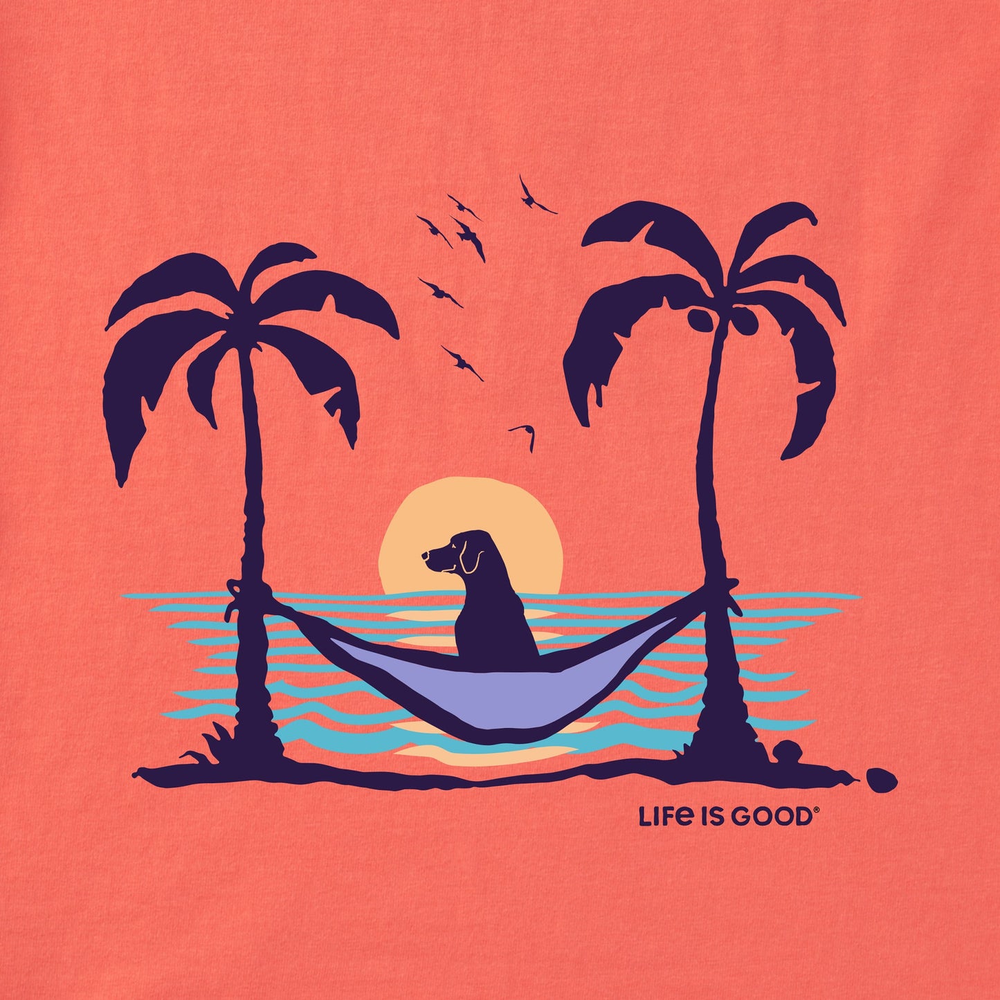 Women's Sunset Hammock Lab Short Sleeve Tee