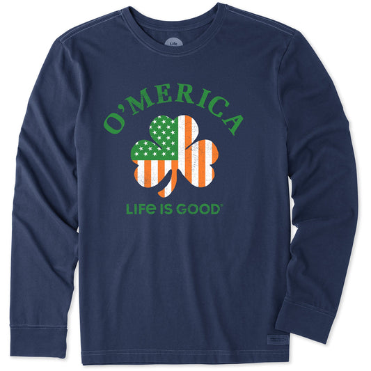 Men's O'Merica Long Sleeve Crusher Tee