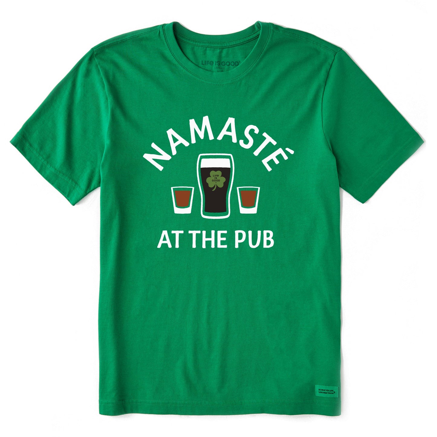 Men's Namaste at the Pub Short Sleeve Crusher Tee