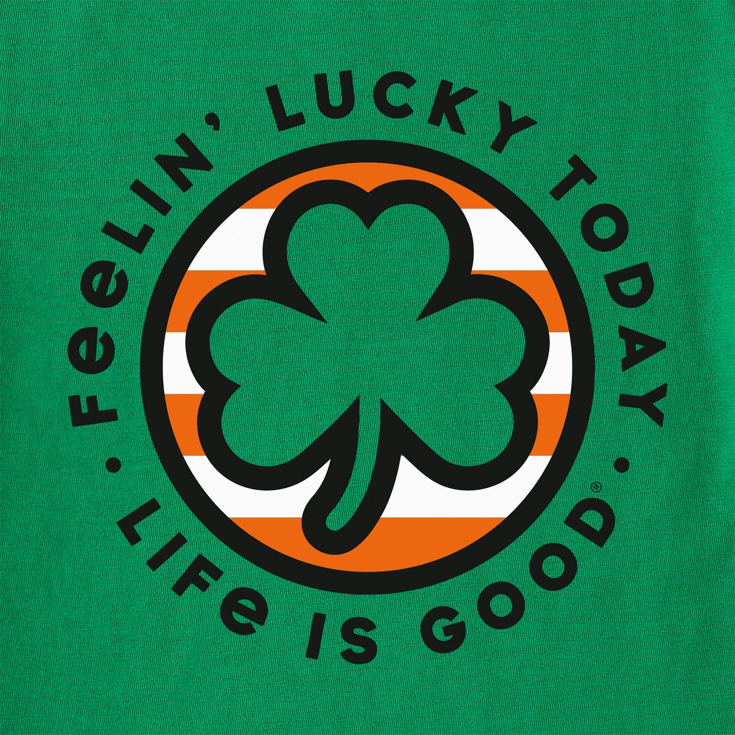 Men's Feelin' Lucky Clover Coin Short Sleeve Crusher Tee