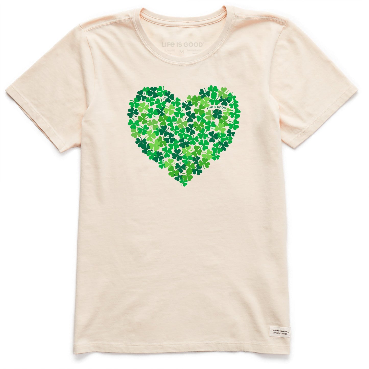 Women's Clover Heart Short Sleeve Crusher Tee