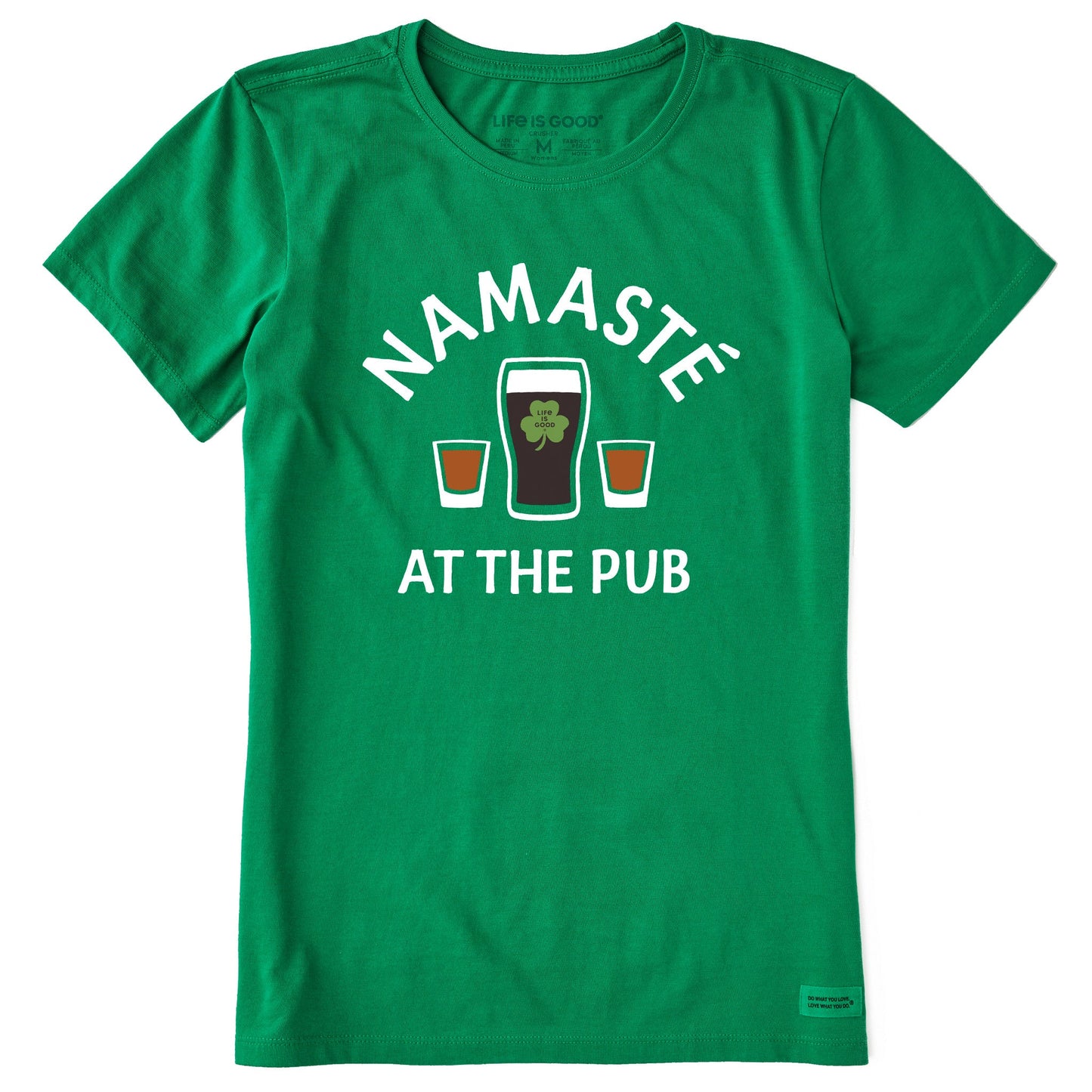 Women's Namaste at the Pub Short Sleeve Crusher Tee