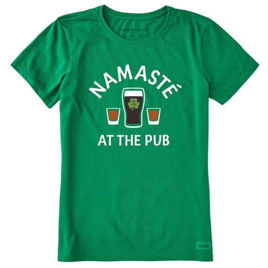 Women's Namaste at the Pub Short Sleeve Crusher Tee