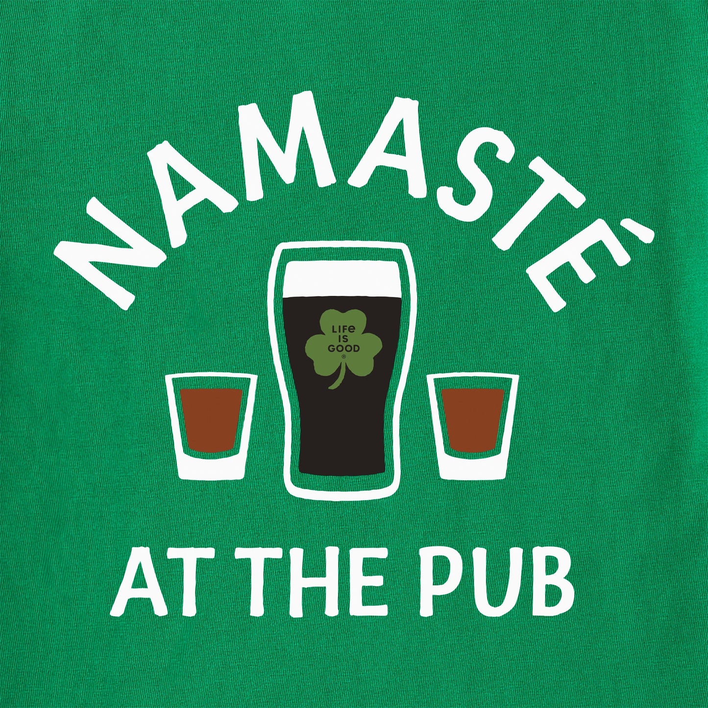 Women's Namaste at the Pub Short Sleeve Crusher Tee