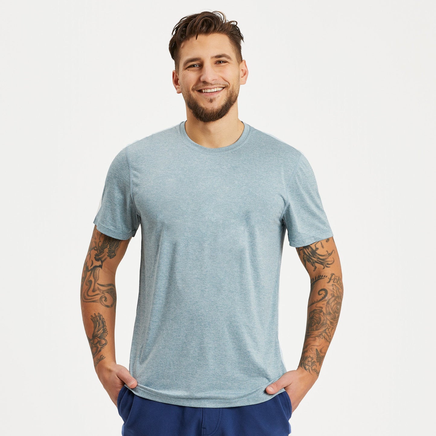 Men's Solid Active Tee