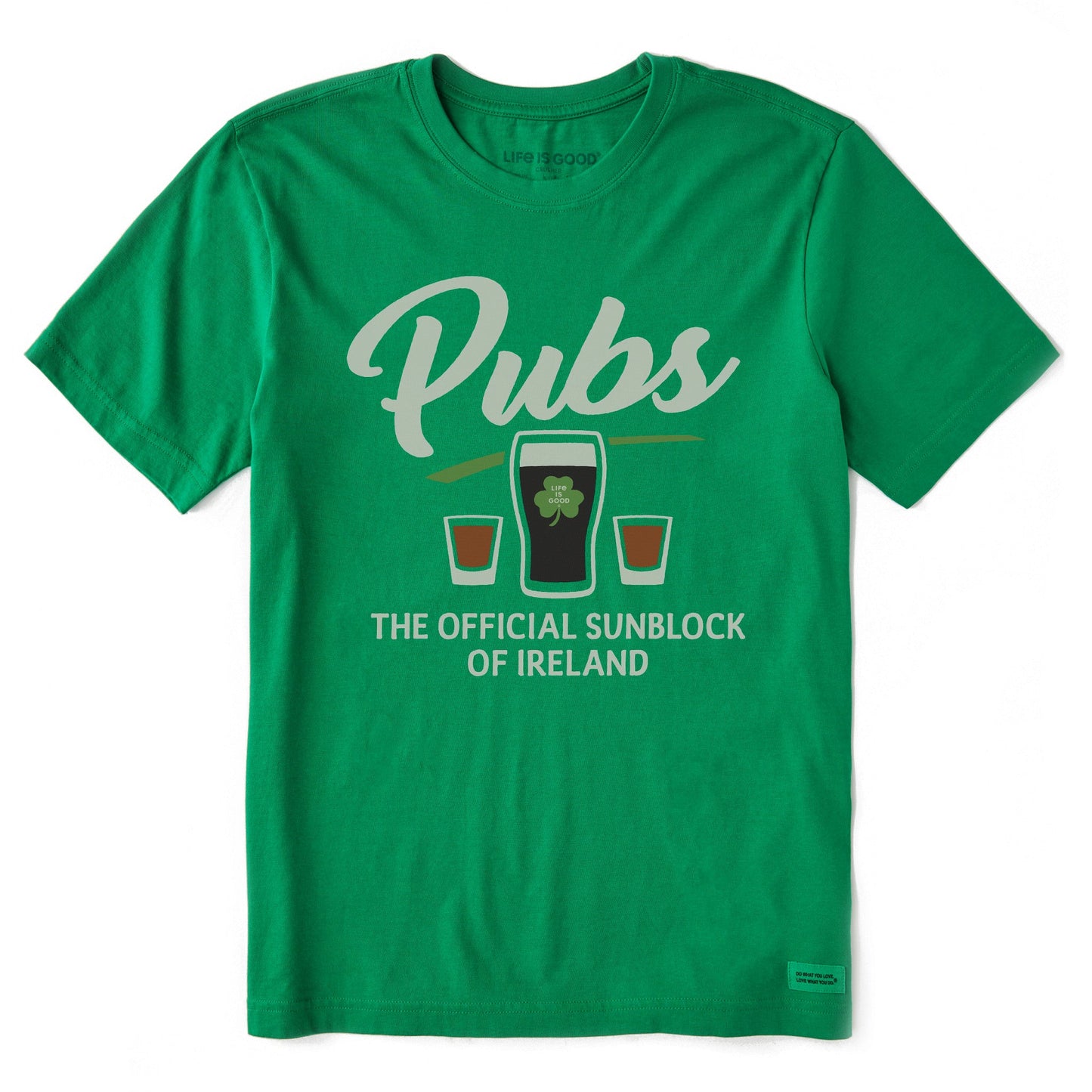 Men's Official Sunblock of Ireland Short Sleeve Crusher Tee