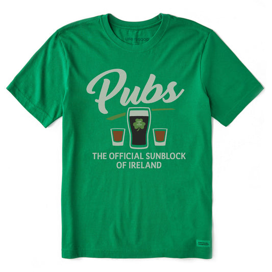 Men's Official Sunblock of Ireland Short Sleeve Crusher Tee