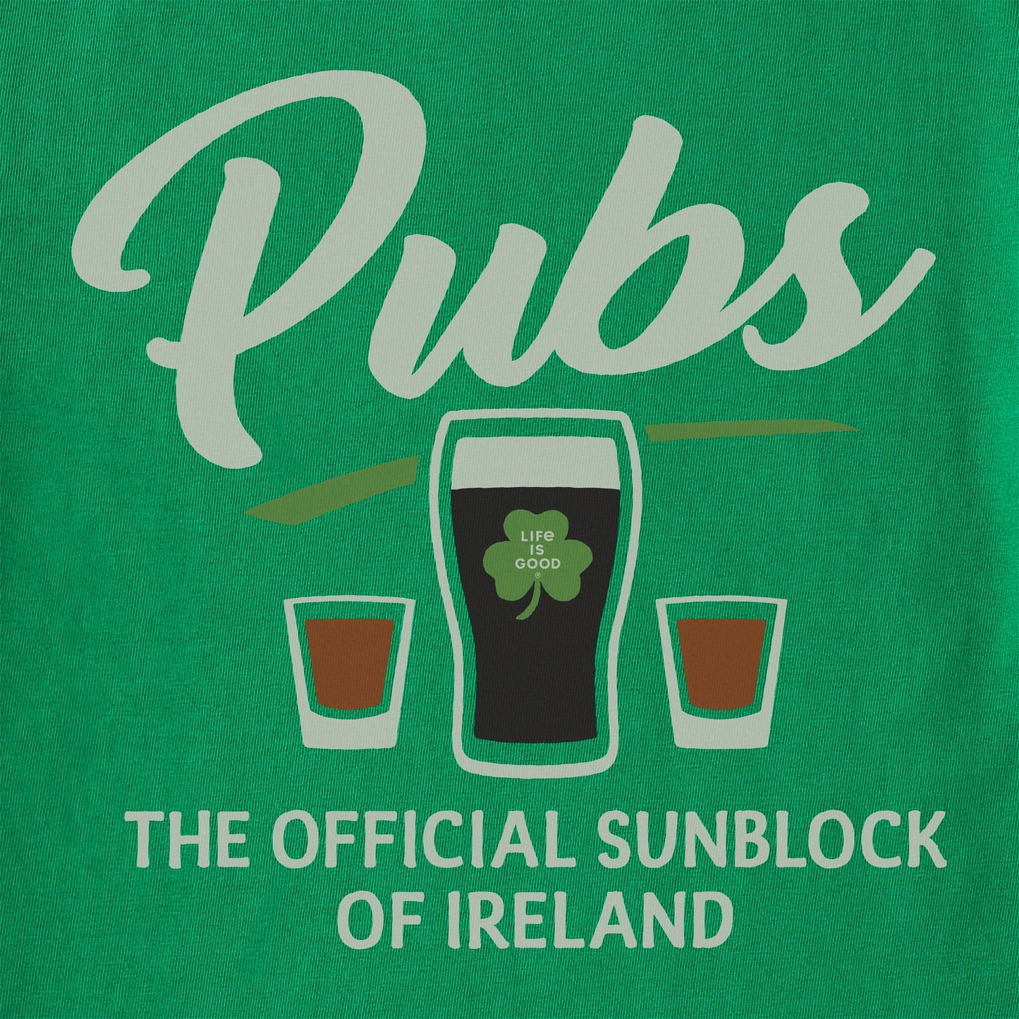 Men's Official Sunblock of Ireland Short Sleeve Crusher Tee