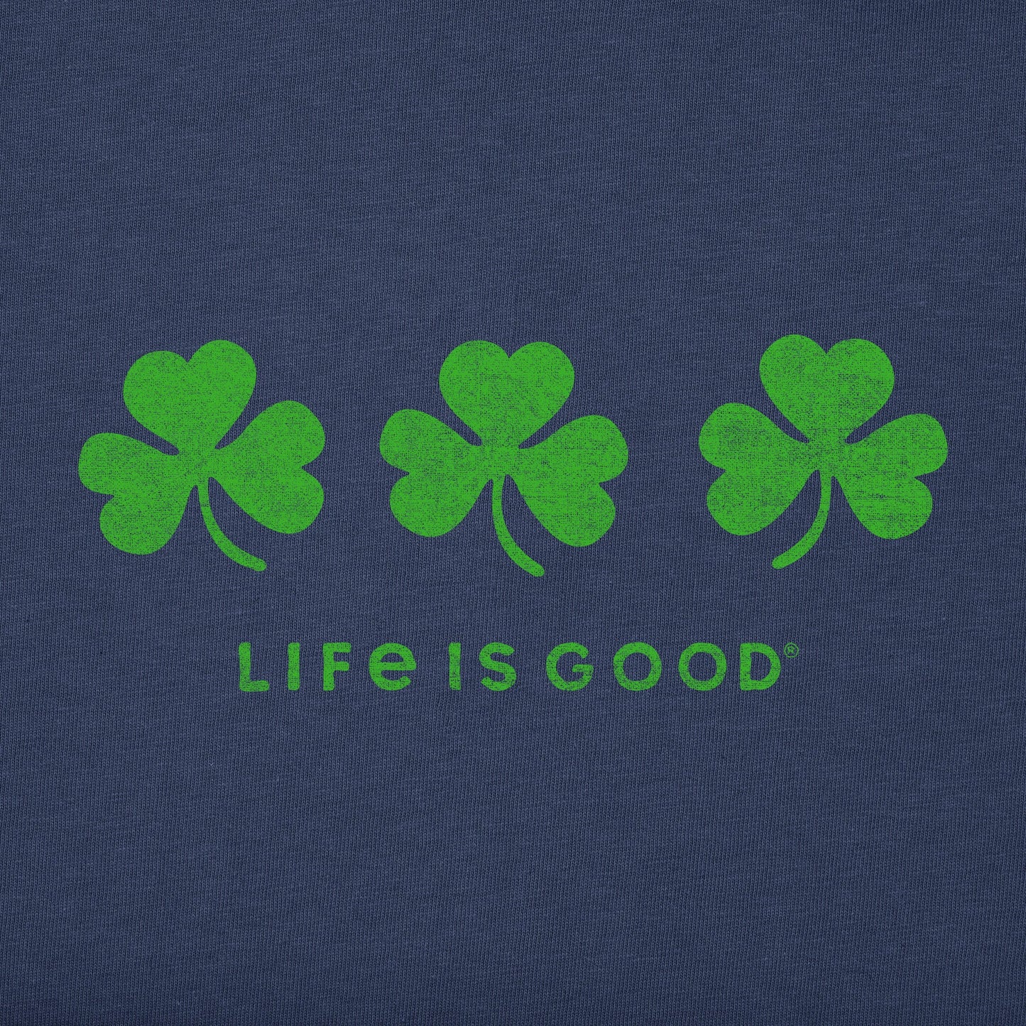 Women's Three Shamrocks Long Sleeve Crusher Tee