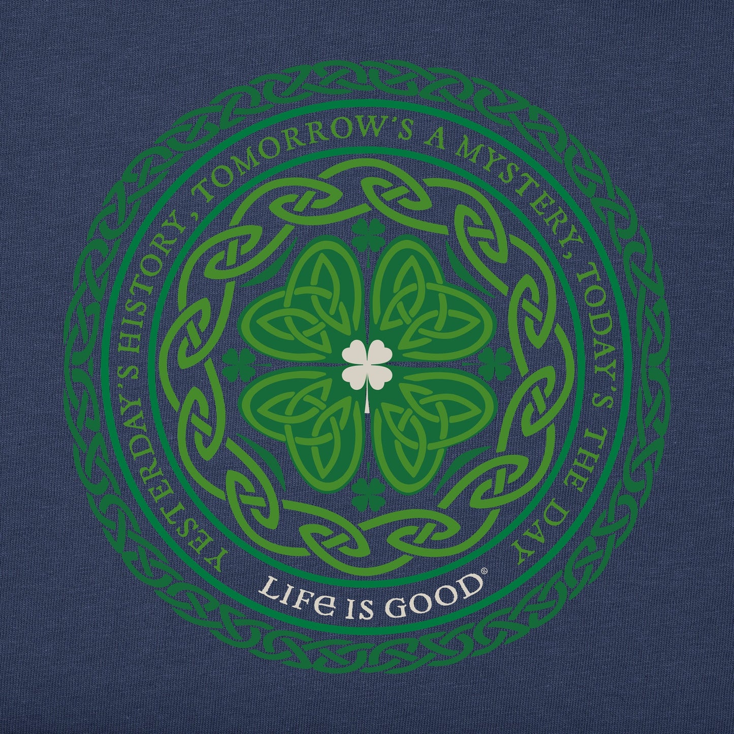 Women's Celtic Mandala Long Sleeve Crusher Vee