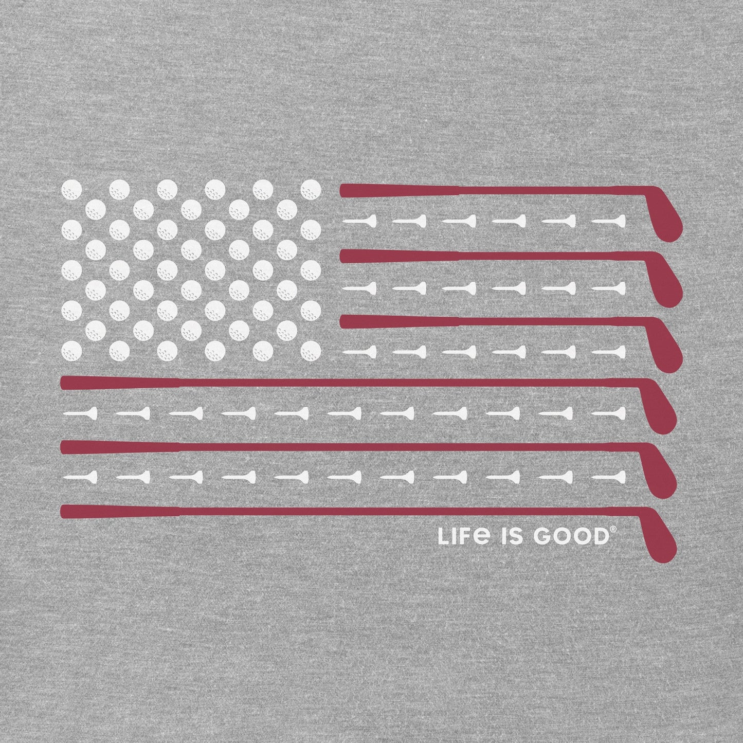 Men's Golf Flag Short Sleeve Tee