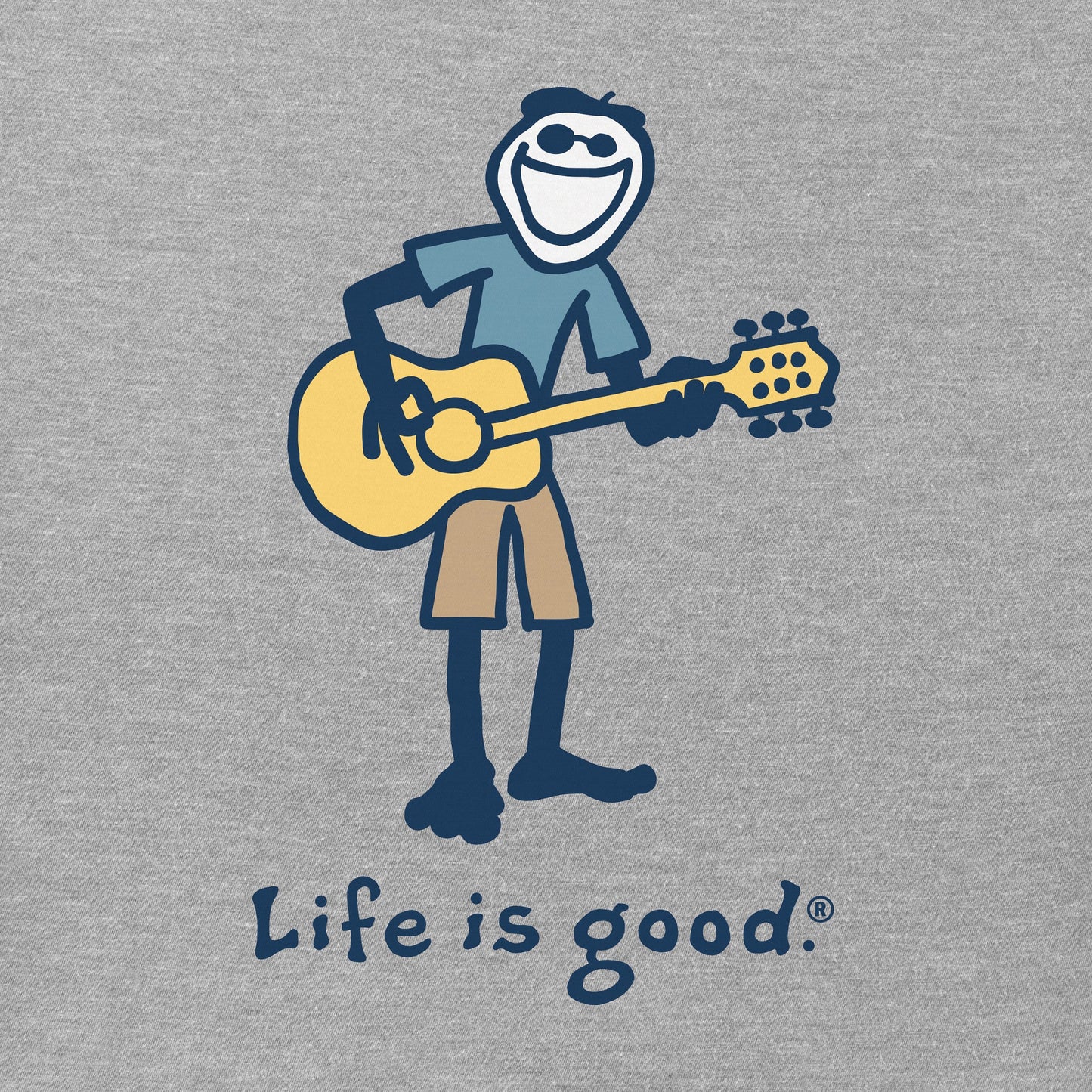 Men's Guitar Jake Short Sleeve Crusher Tee