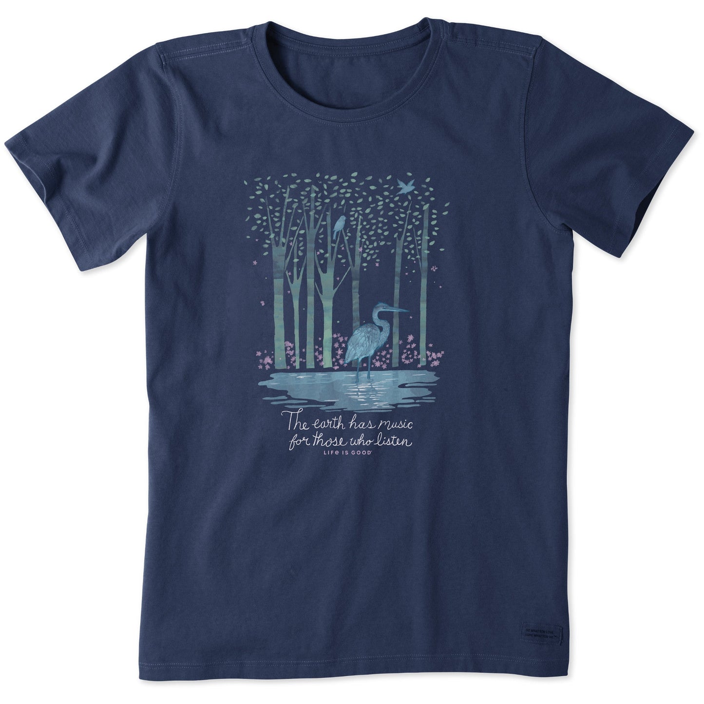 Women's Earth Has Music Heron Short Sleeve Tee