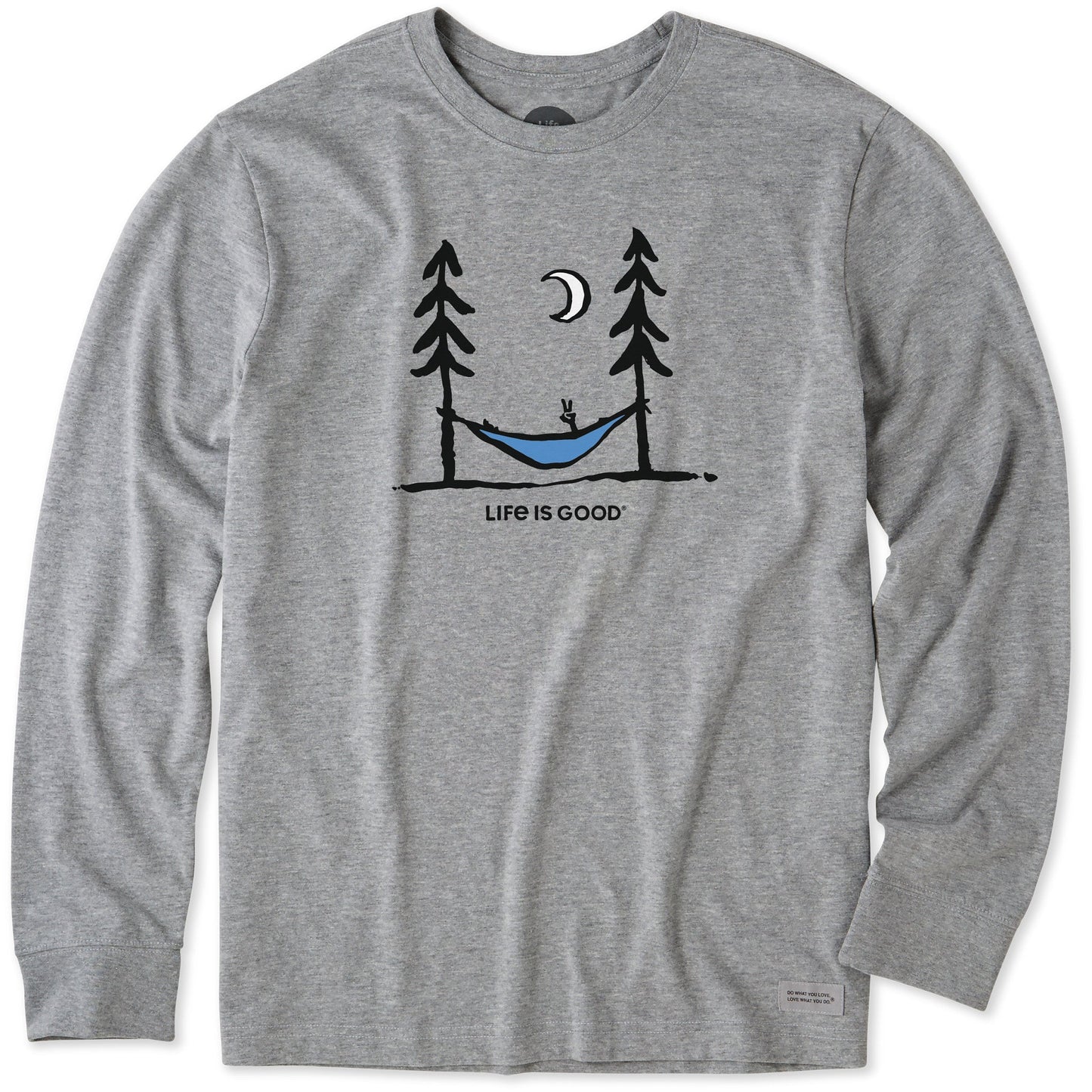 Men's Peace Out Long Sleeve Crusher Tee