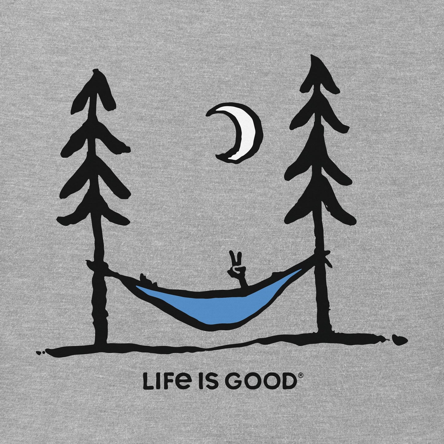 Men's Peace Out Long Sleeve Crusher Tee