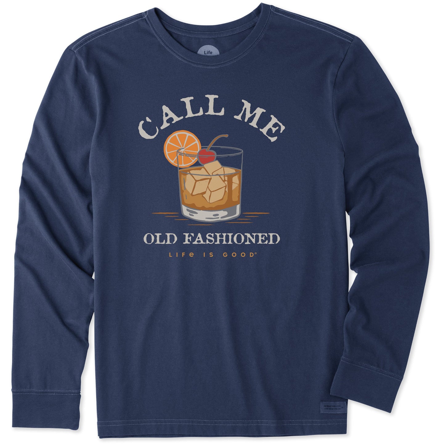 Men's Call Me Old Fashioned Long Sleeve Crusher Tee
