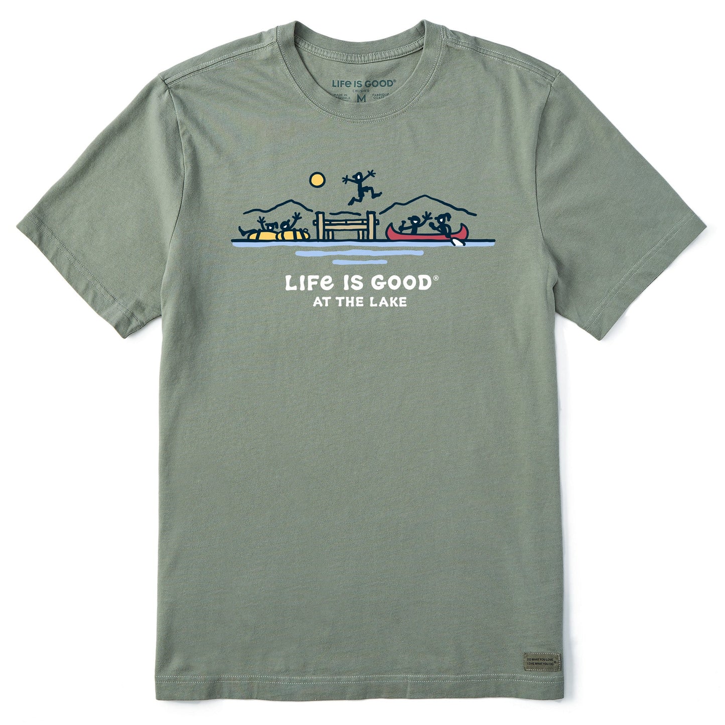 Men's Fun at the Lake Short Sleeve Crusher Tee