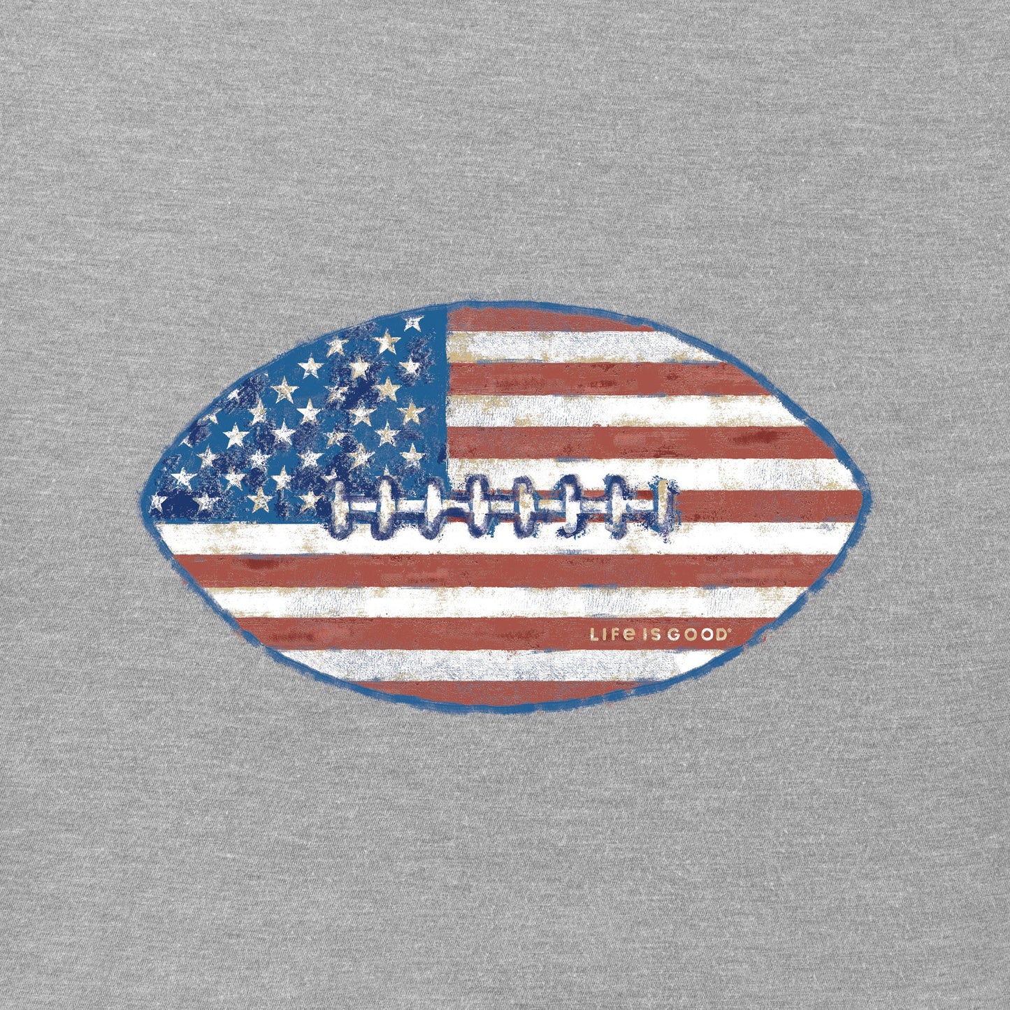 Men's Football Flag Short Sleeve Tee
