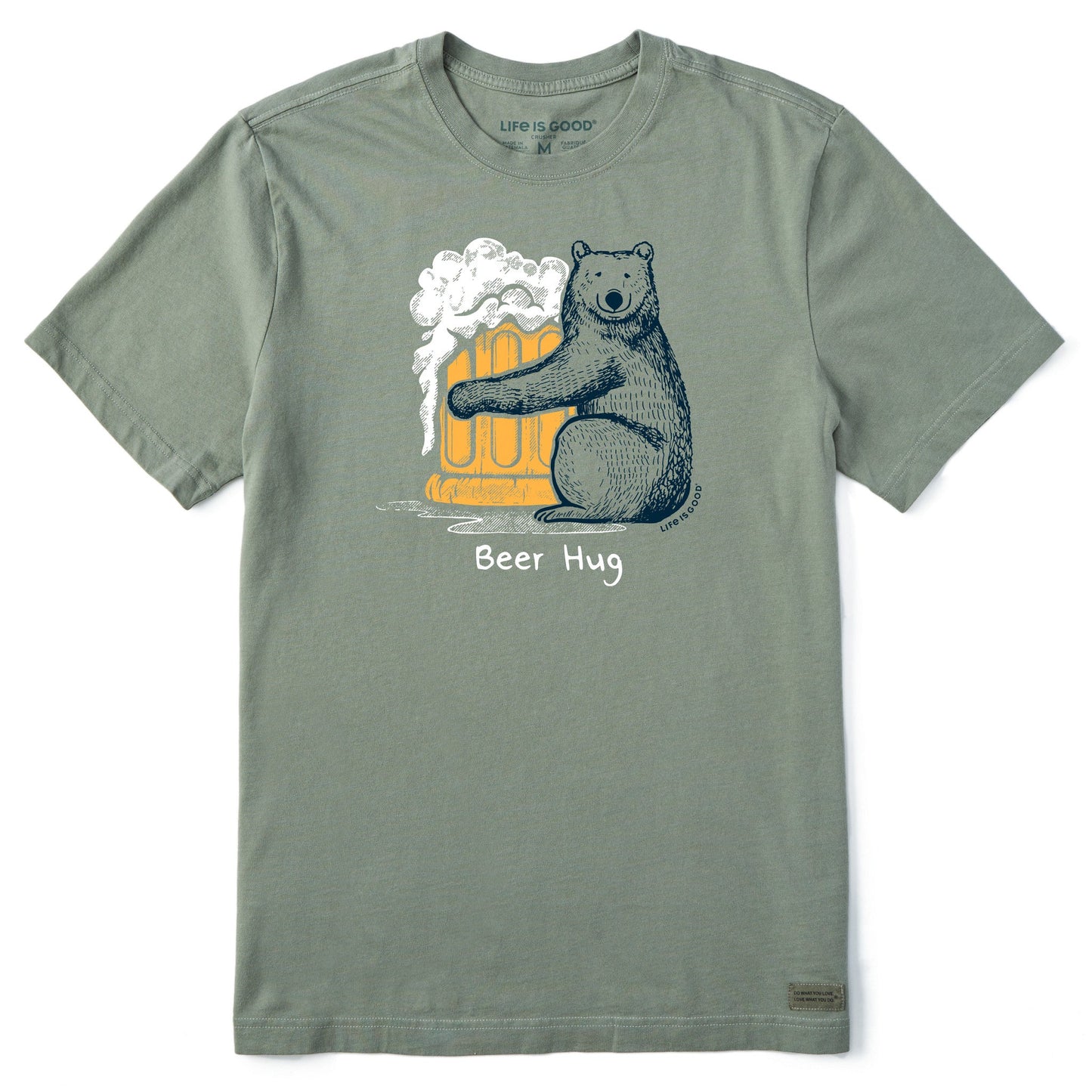 Men's Beer Hug Short Sleeve Crusher Tee