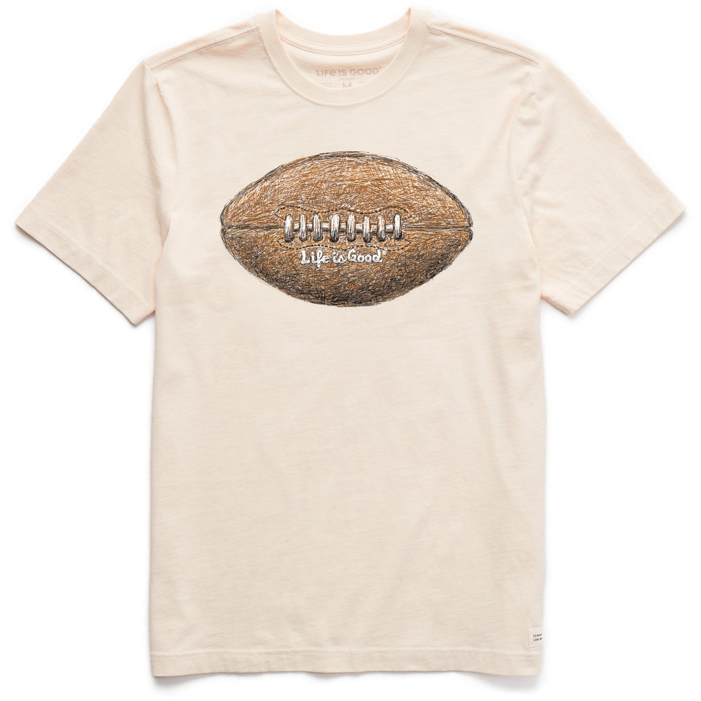 Men's Squiggle Football Short Sleeve Crusher Tee